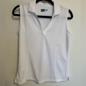 Sleeveless PGA golf top